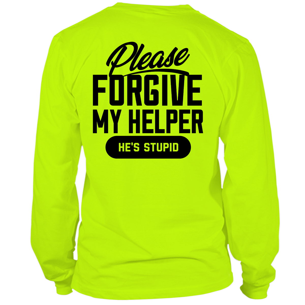 My Helper - Long Sleeve Hi-Vis T-Shirt