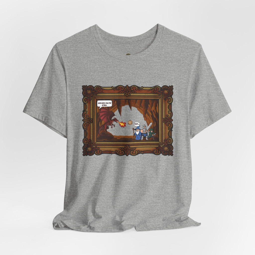 D&D Theme Roll For Attack Short Sleeve Tee