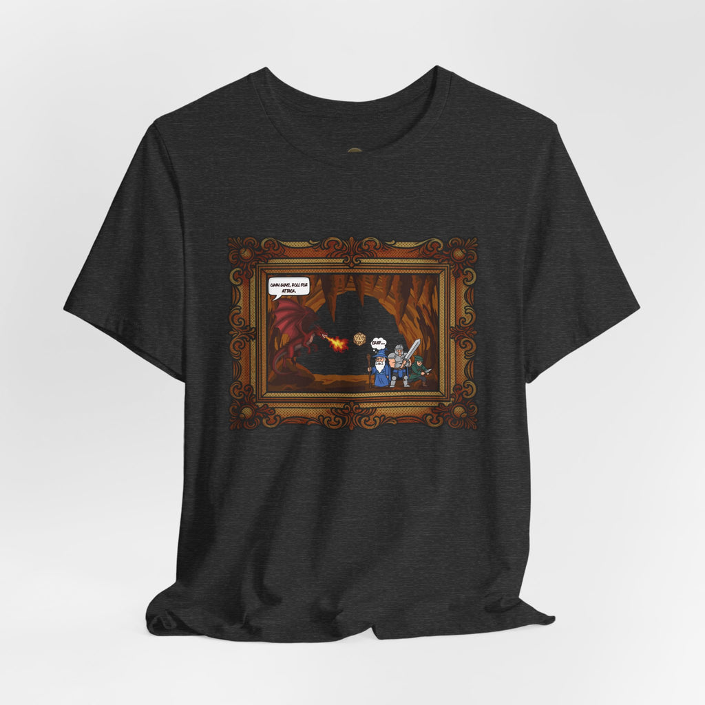 D&D Theme Roll For Attack Short Sleeve Tee