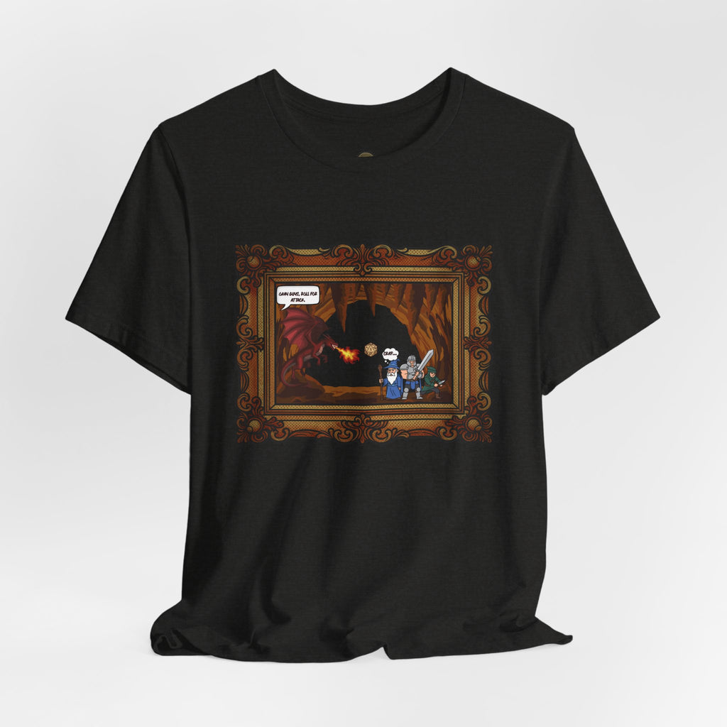 D&D Theme Roll For Attack Short Sleeve Tee