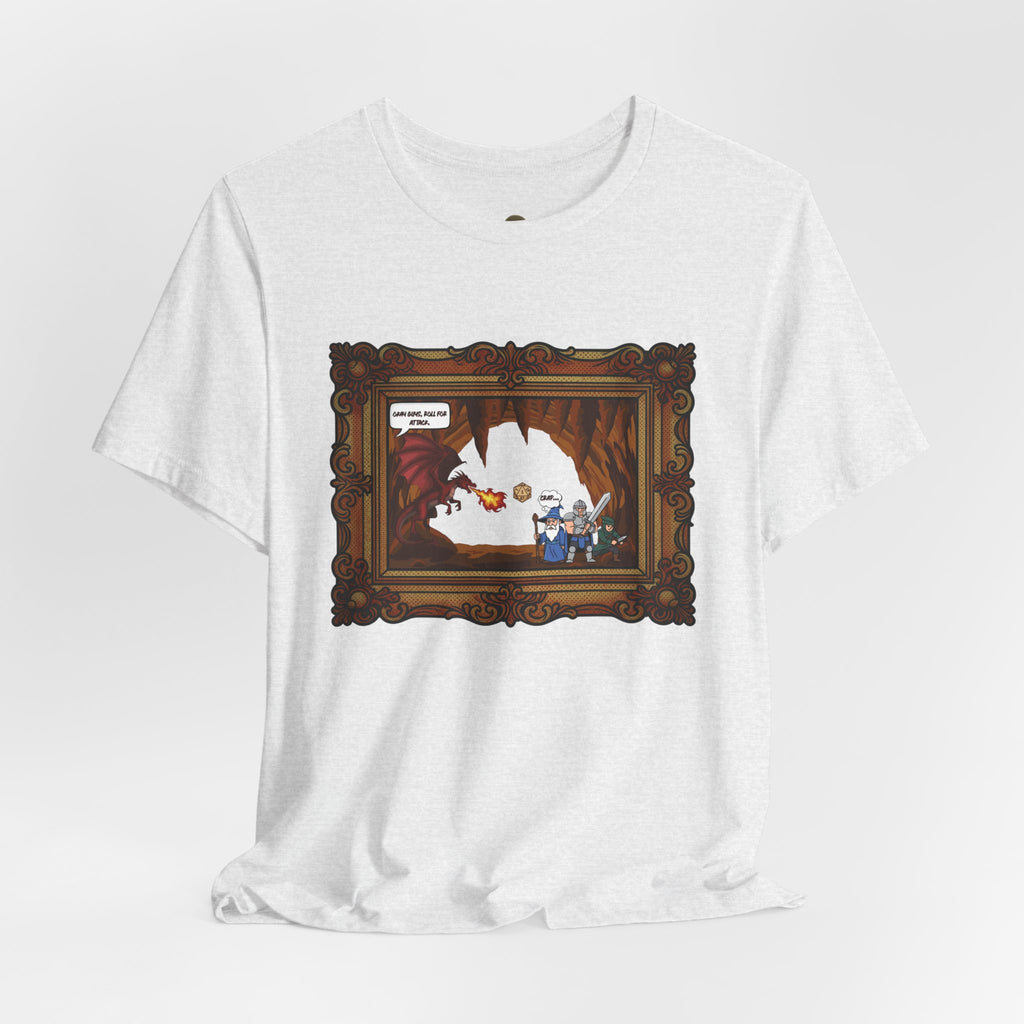 D&D Theme Roll For Attack Short Sleeve Tee