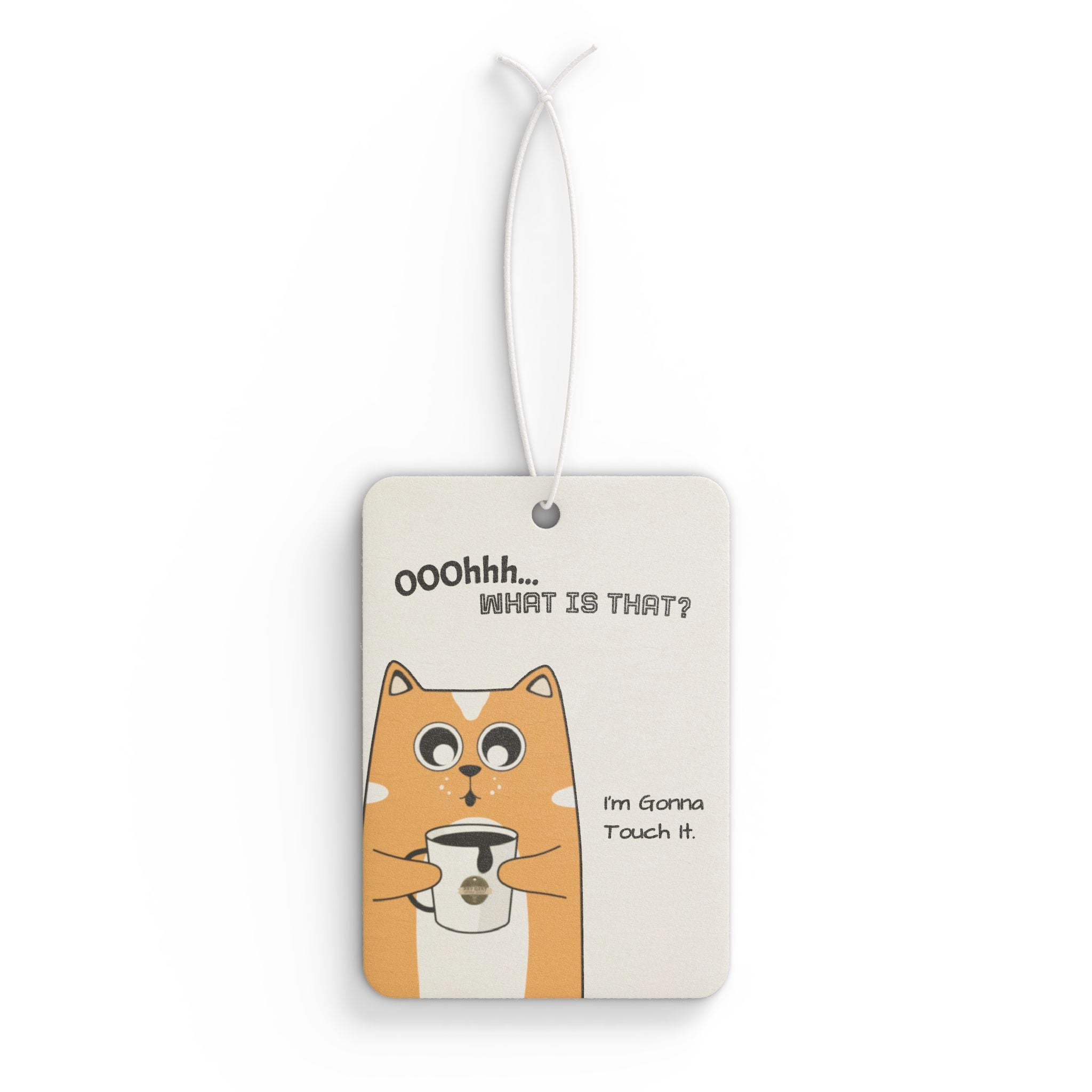 "Curious Cat" Car Air Freshener