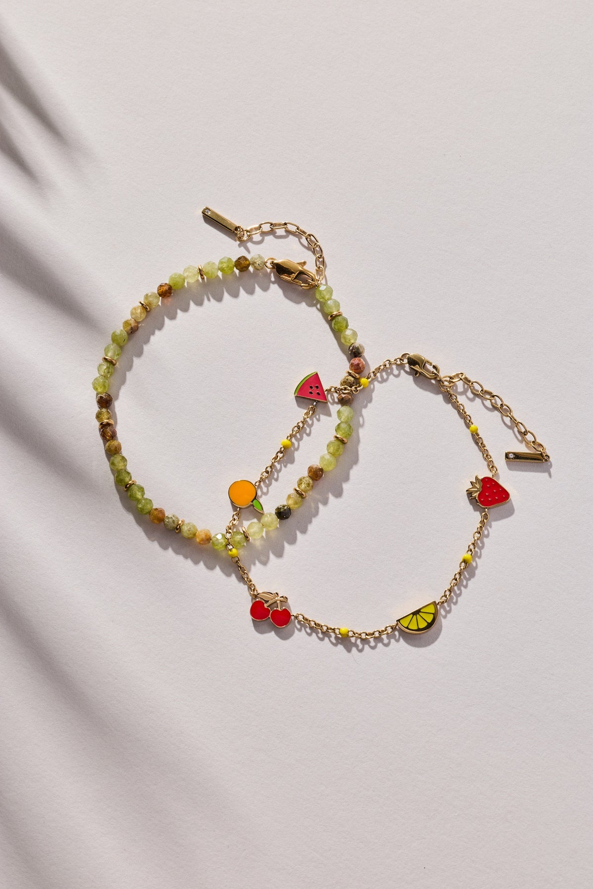 Fruit Inline Charm Anklet