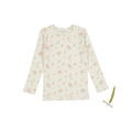 The Printed Long Sleeve Tee - Seashell